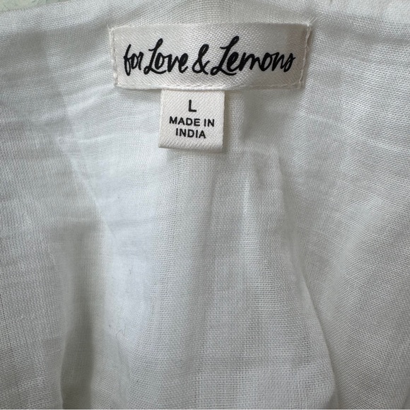 For Love & Lemons Heather Long Sleeve Corset Top - Picture 9 of 10